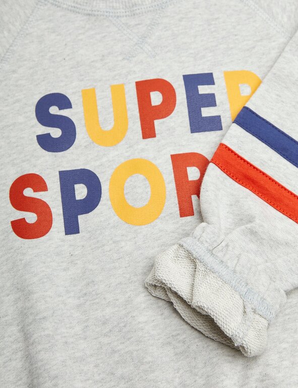 Mini Rodini super sporty sp sweatshirt // grey