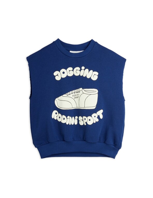 Mini Rodini jogging sp sweat tank // blue