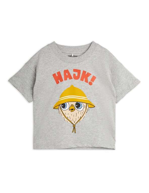 Mini Rodini hike sp ss tee // grey