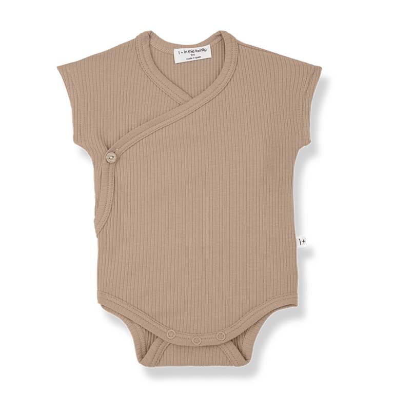 1+ in the family oli romper // clay