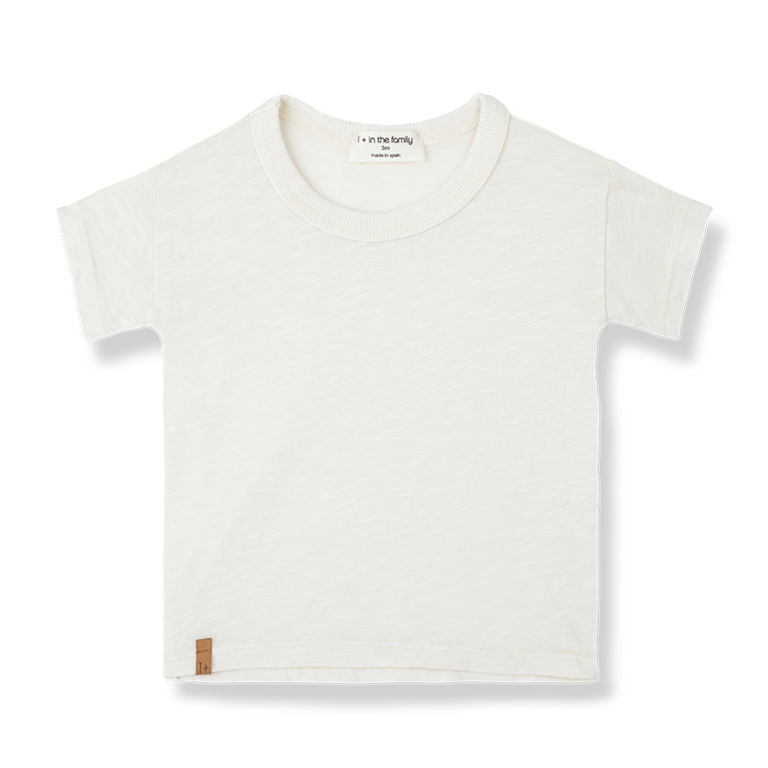 1+ in the family aldos t-shirt // ivory