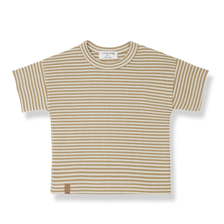 1+ in the family aristide t-shirt // havana striped