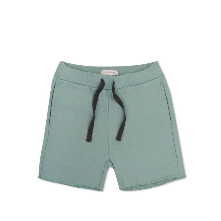 Phil & Phae chunky sweat shorts // sea foam