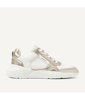 Roque road wave K // white leather/gold