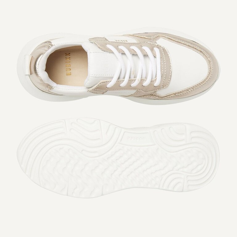 Nubikk Roque road wave K // white leather/gold