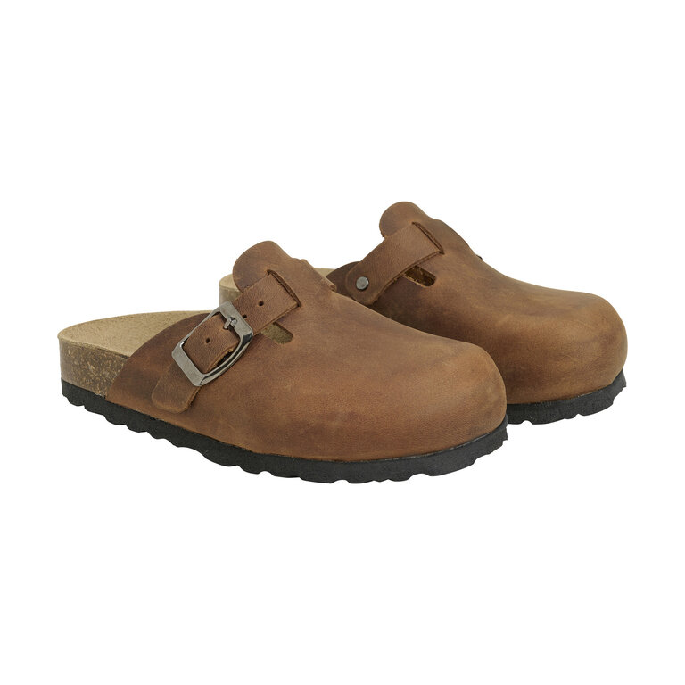 Enfant slippers nubuck leather // acorn