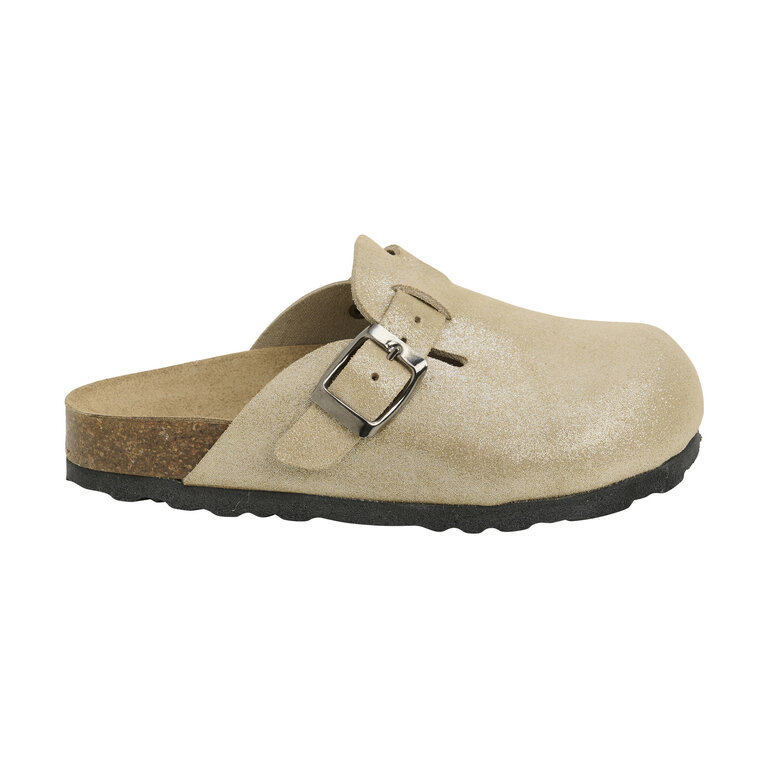 Enfant slippers nubuck leather // champagne beige