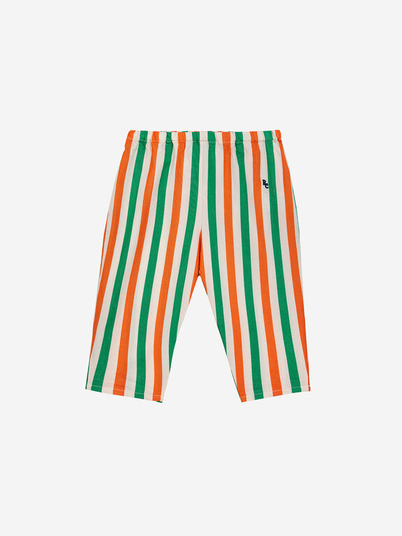 Bobo Choses vertical stripes woven pants // baby