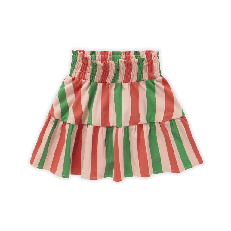 Sproet & sprout skirt ruffle // stripe