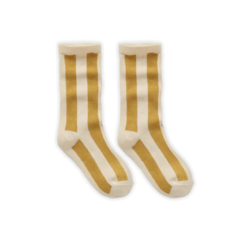 Sproet & sprout socks // stripe honey