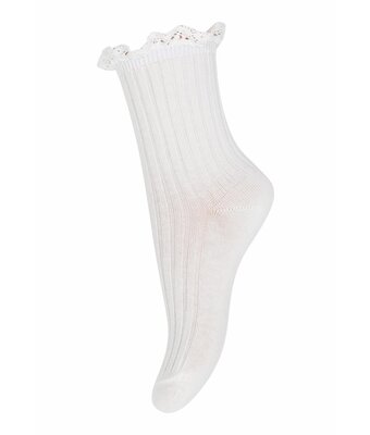 10 57048 julia socks lace // 432 snow white