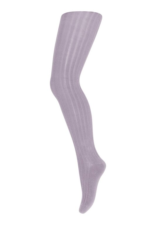 MP Denmark 10 130 cotton rib tights // 1022 lavender sky