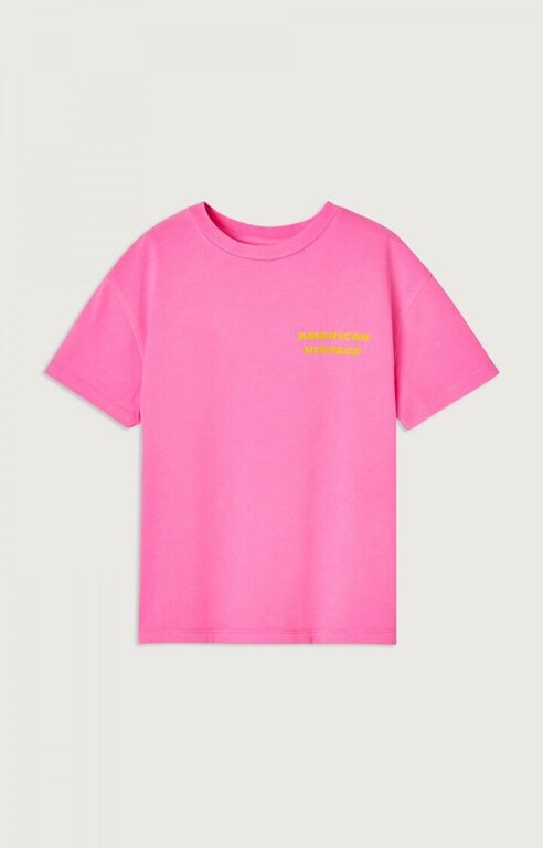 American Vintage fizvalley tee //  rose fluo