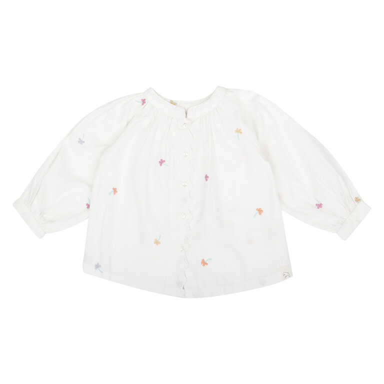 Jenest clover blouse baby // off white flower