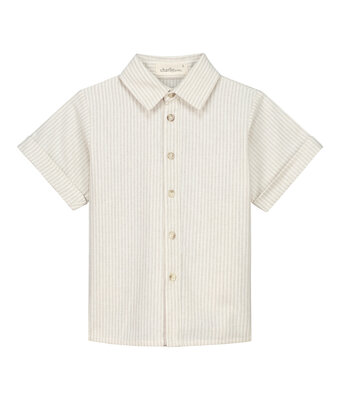 ivan blouse // beige stripe