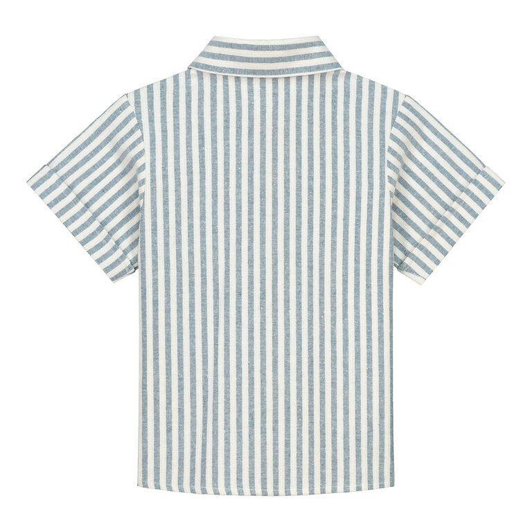 Charlie Petite ivan blouse // blue white stripe
