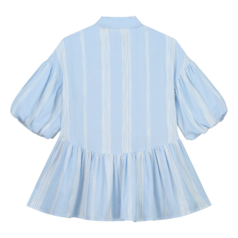 Charlie Petite isabelle dress // blue stripe