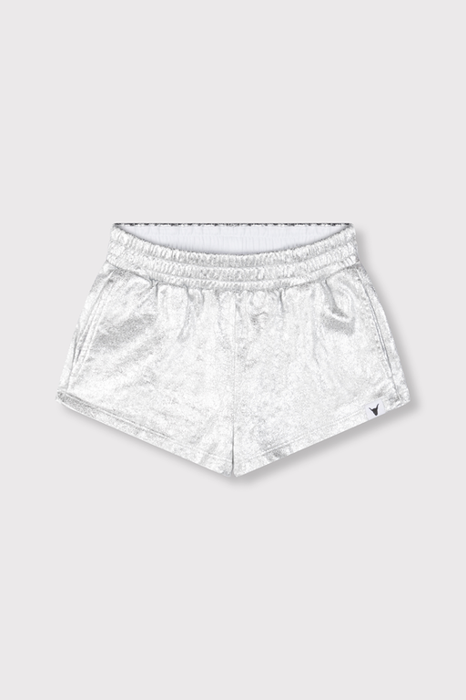 Alix the label metallic short // silver