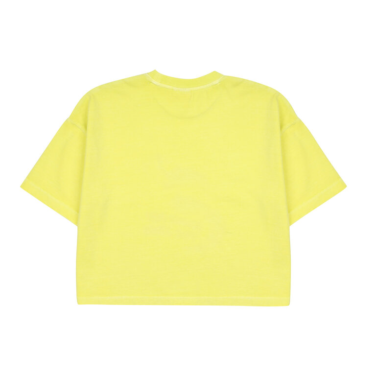 Jelly Mallow elephant pigment t-shirt // yellow