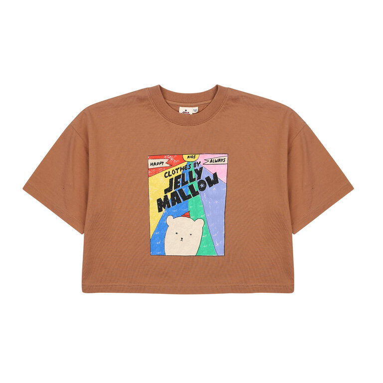 Jelly Mallow cereal t-shirt // brown