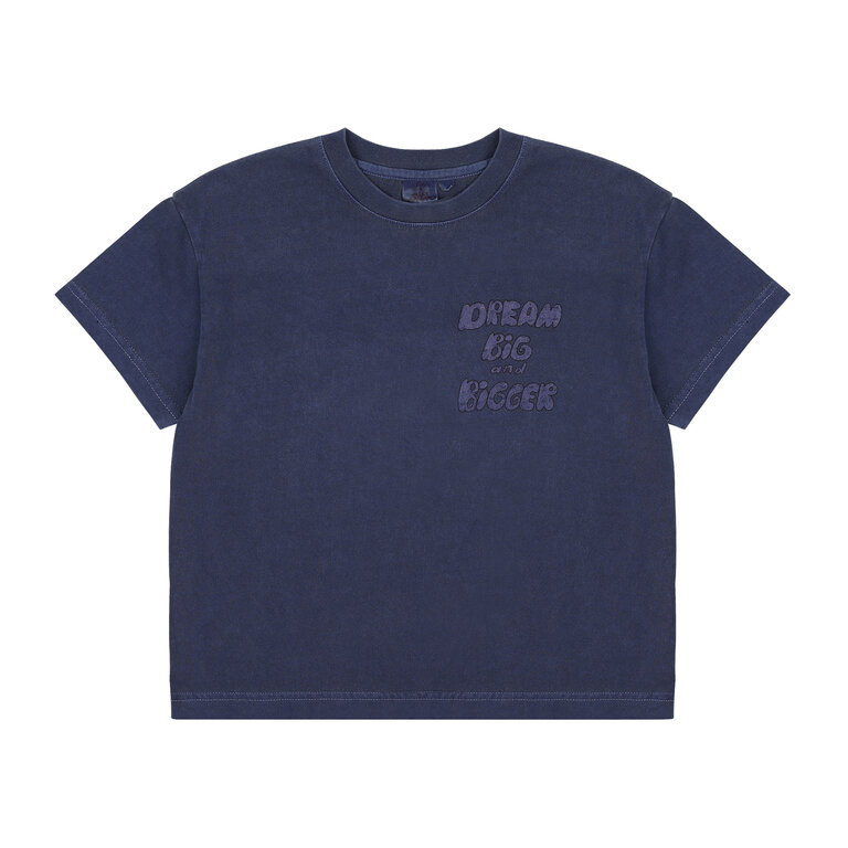 Jelly Mallow dream pigment t-shirt // navy