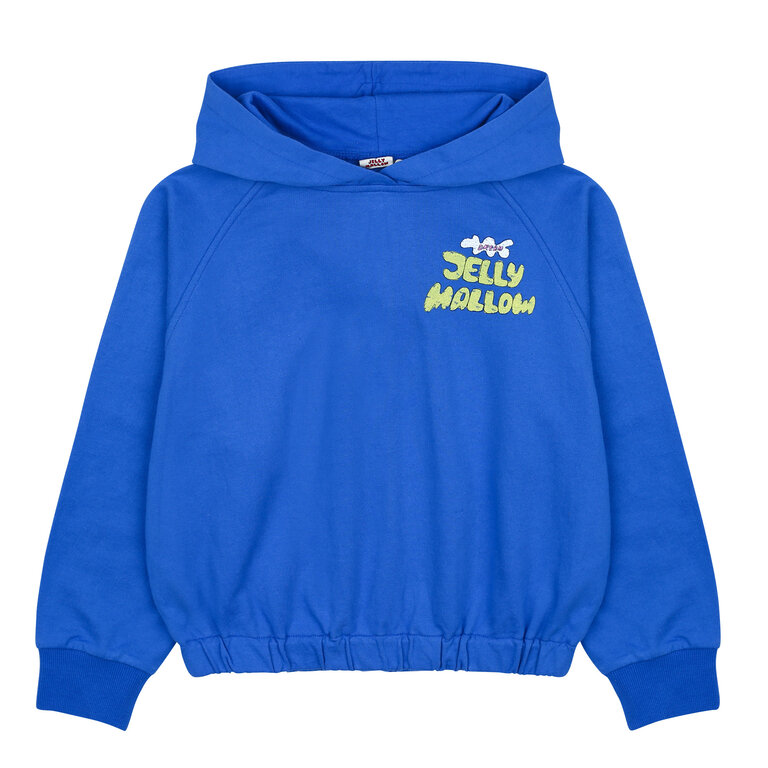 Jelly Mallow beach hoodie // blue