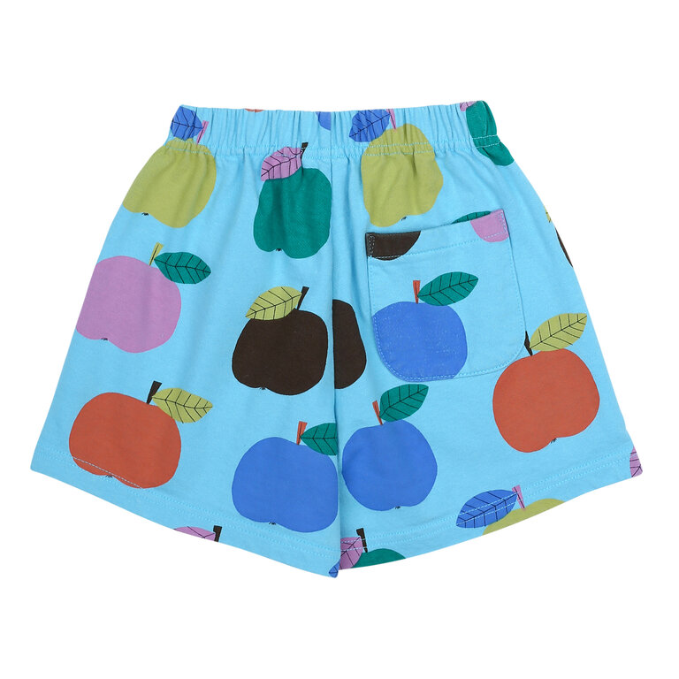 Jelly Mallow colourful apple short pants // light blue