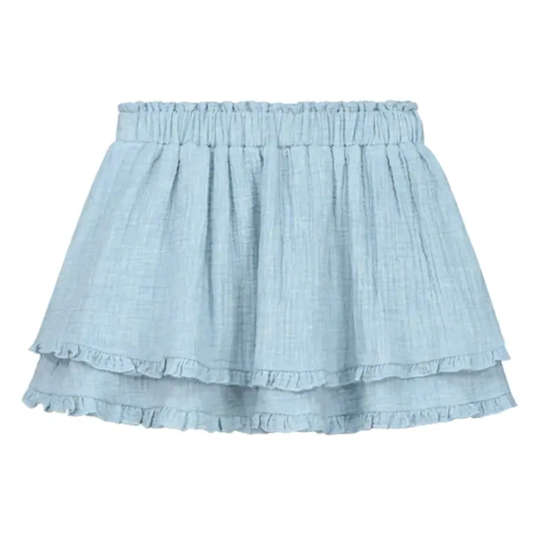 Charlie Petite iris skirt // blue melange