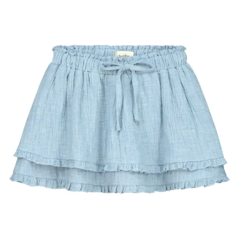 Charlie Petite iris skirt // blue melange