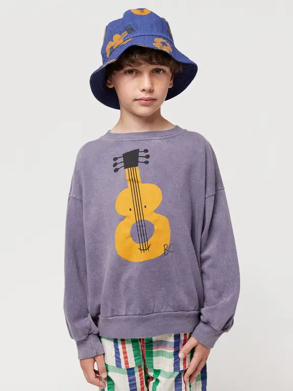 Bobo Choses acoustic guitar sweatshirt // kids