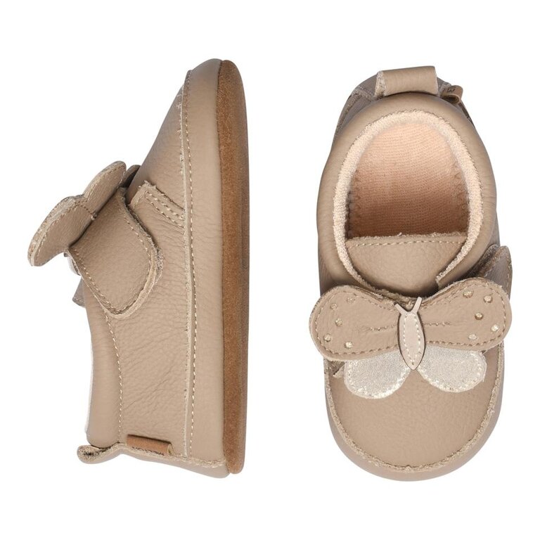 MP Denmark 40024 butterfly leather slippers // 425 natural