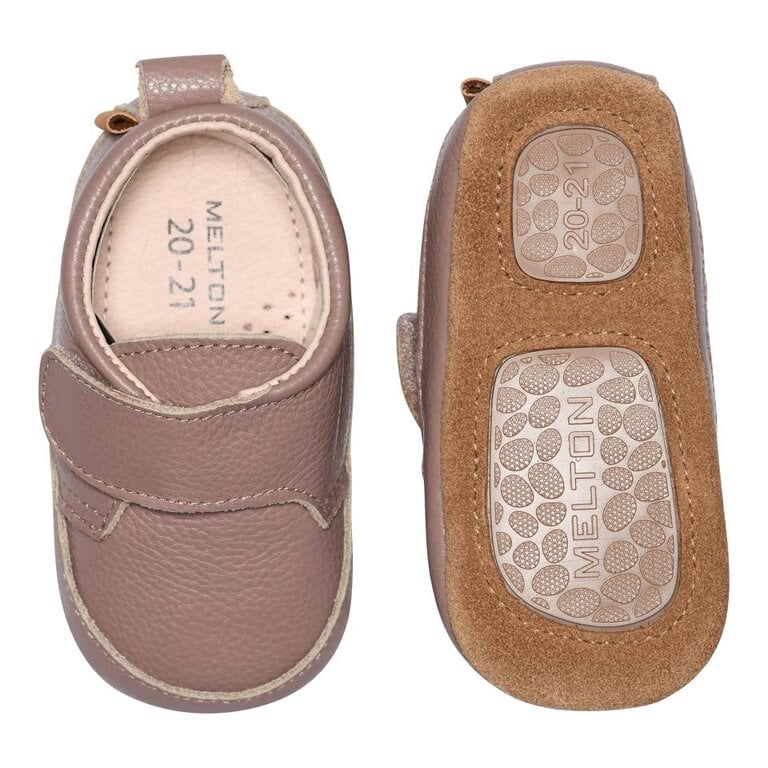 MP Denmark 40025 luxury leather slippers // 556 fawn