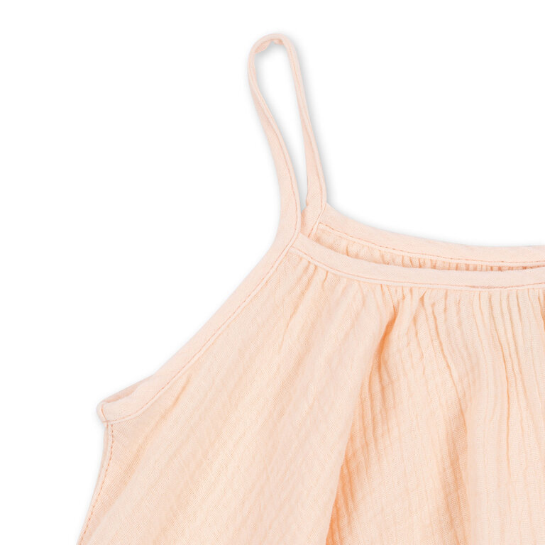 Konges Slojd olive strap dress // peach dust