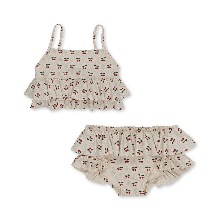 Konges Slojd manuca frill bikini // cherry motif