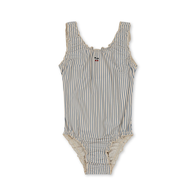 Konges Slojd collette swimsuit // blue stripe