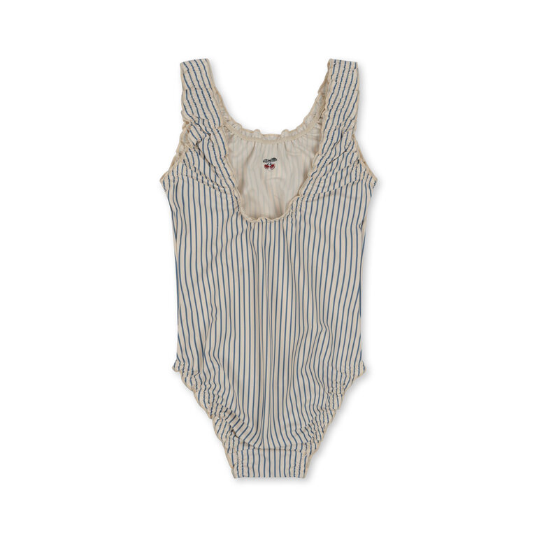 Konges Slojd collette swimsuit // blue stripe