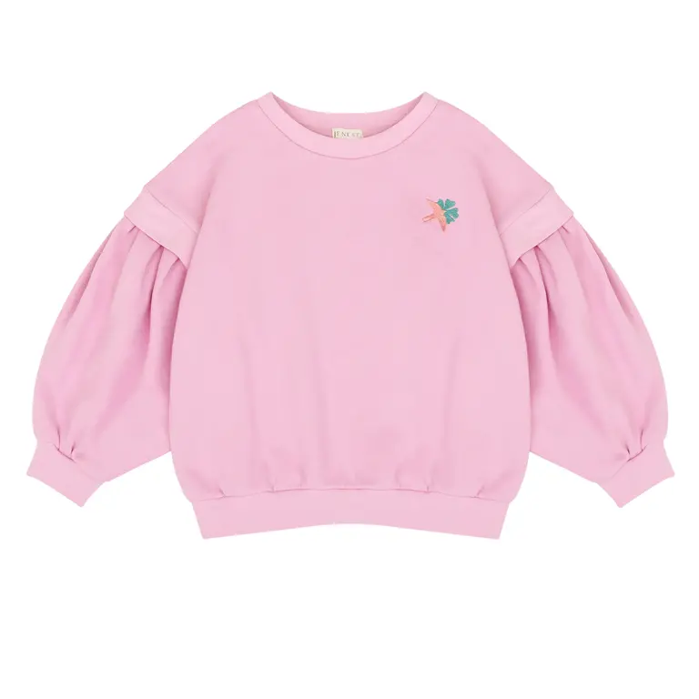 Jenest balloon bird sweater baby // raspberry pink