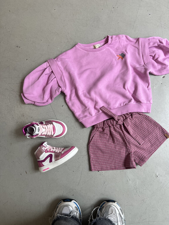 Jenest balloon bird sweater baby // raspberry pink