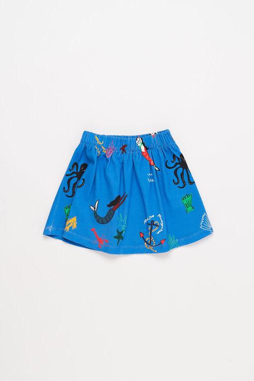 Maison Mangostan mermaid skirt // blue