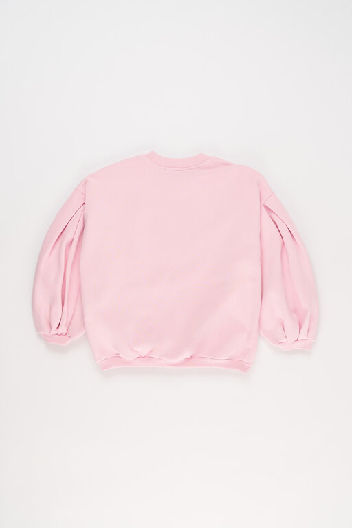 Maison Mangostan oyster sweater // pink
