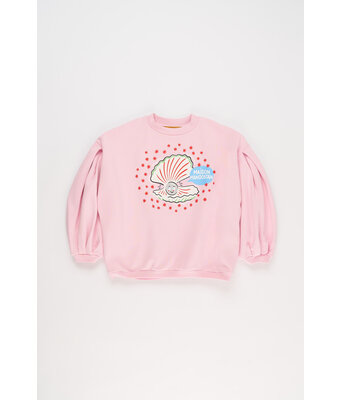 oyster sweater // pink