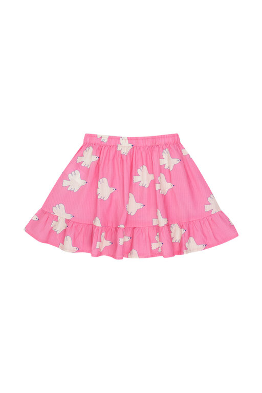 Tinycottons doves skirt // dark pink