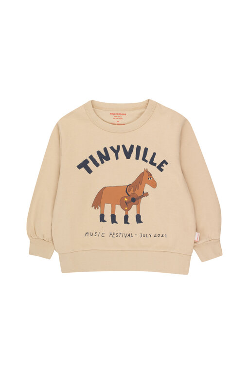 Tinycottons festival sweatshirt // vanilla