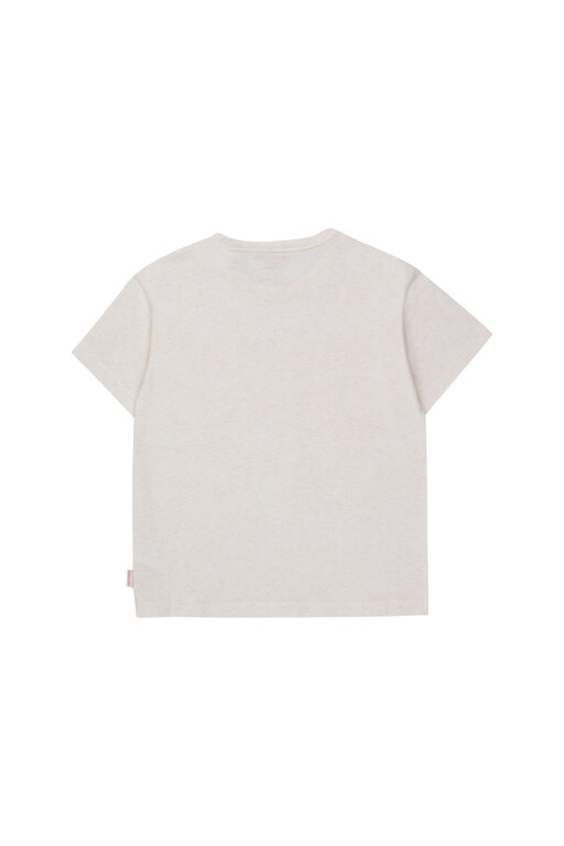 Tinycottons rock'n'roll tee // light cream heather