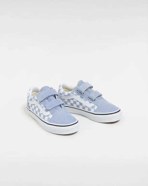 Vans UY old skool V color theory // checkerboard dusty blue