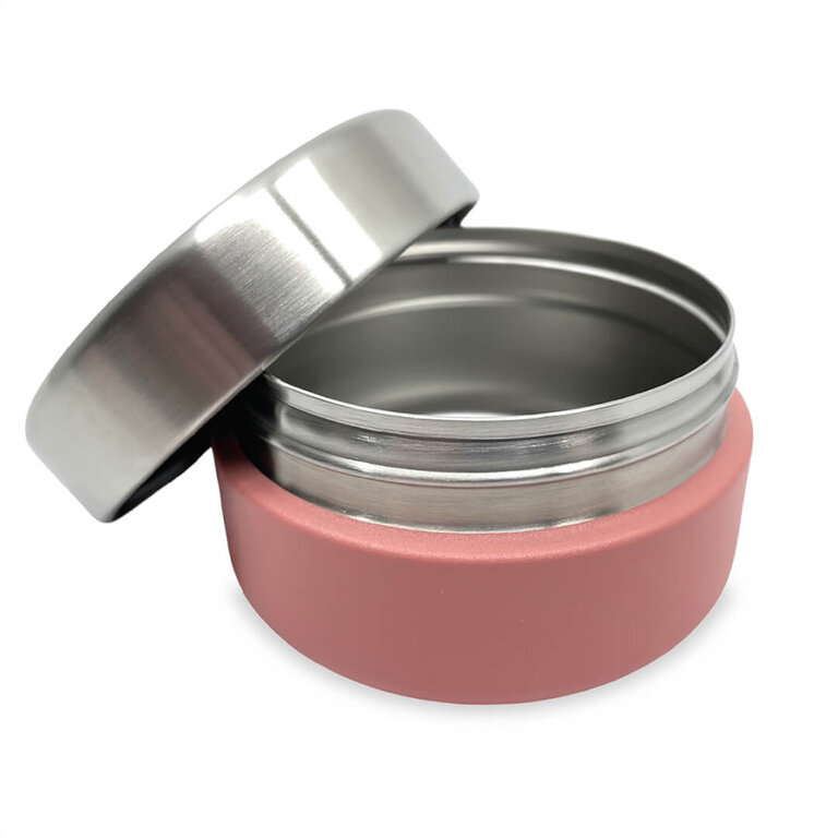Smikkels RVS fruitbakje 280ml // roze