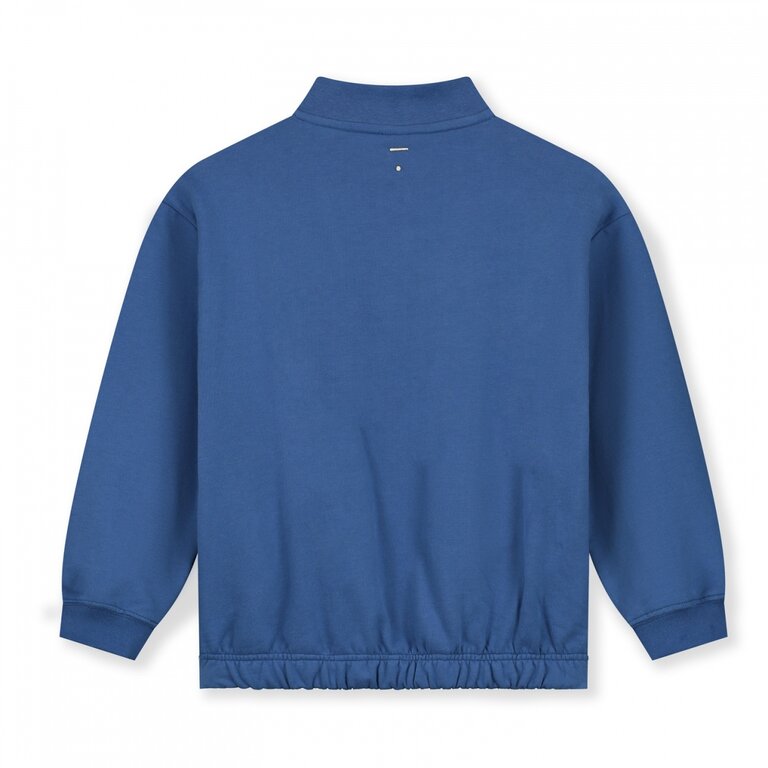 Gray Label half-zip jumper // blue moon