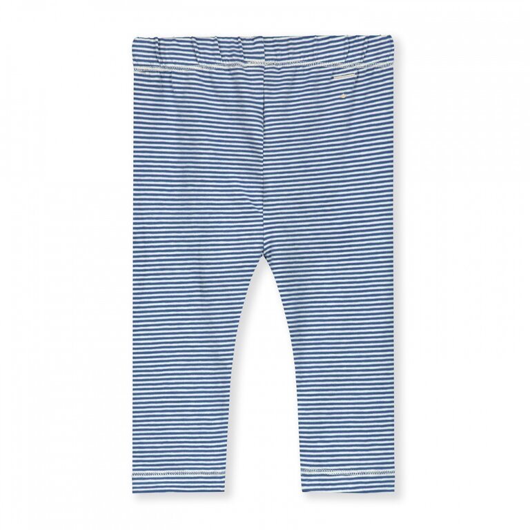 Gray Label baby leggings // blue moon/cream