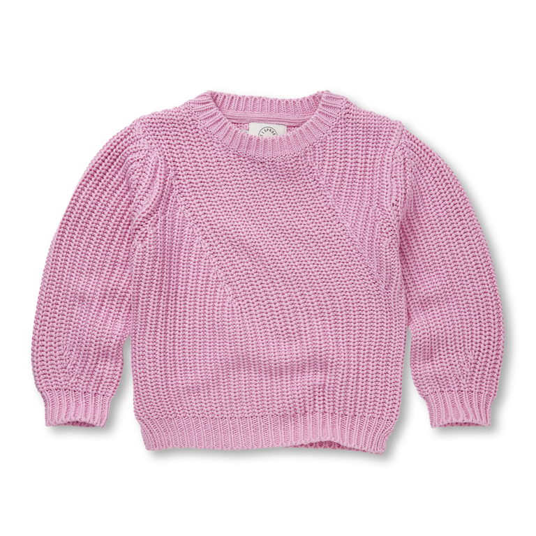 Sproet & sprout sweater cable // purple pink