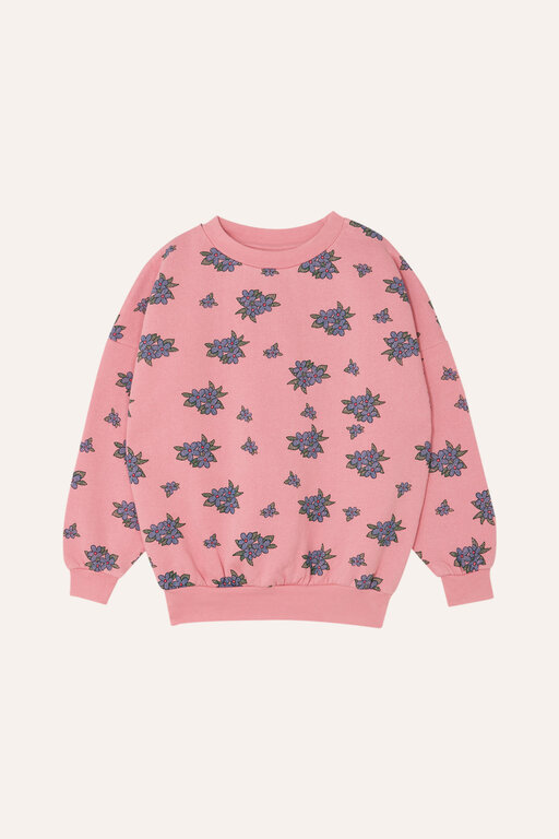 The Campamento flowers oversized sweatshirt //  pink